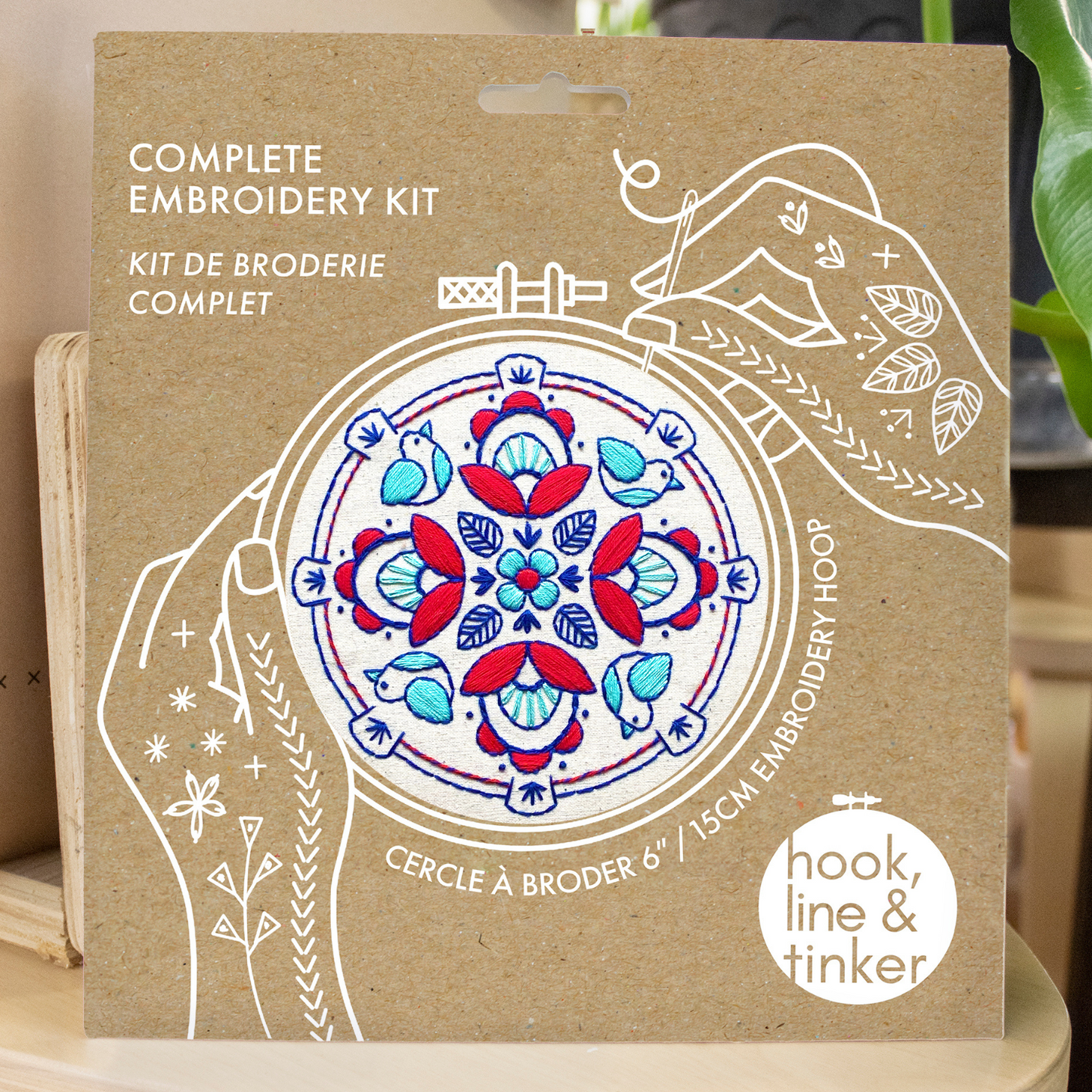 NEW! Drum Complete Embroidery Kit