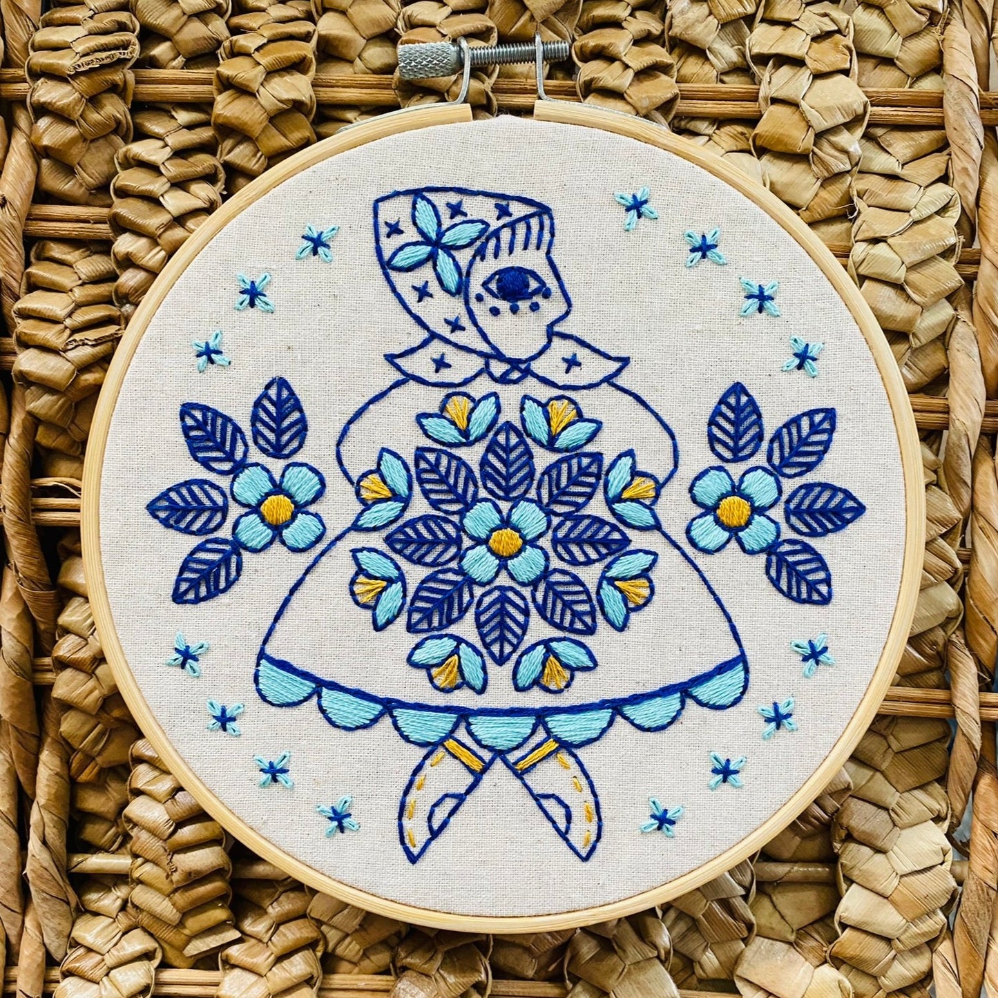 Pre-Printed Fabric: Lady Dancing