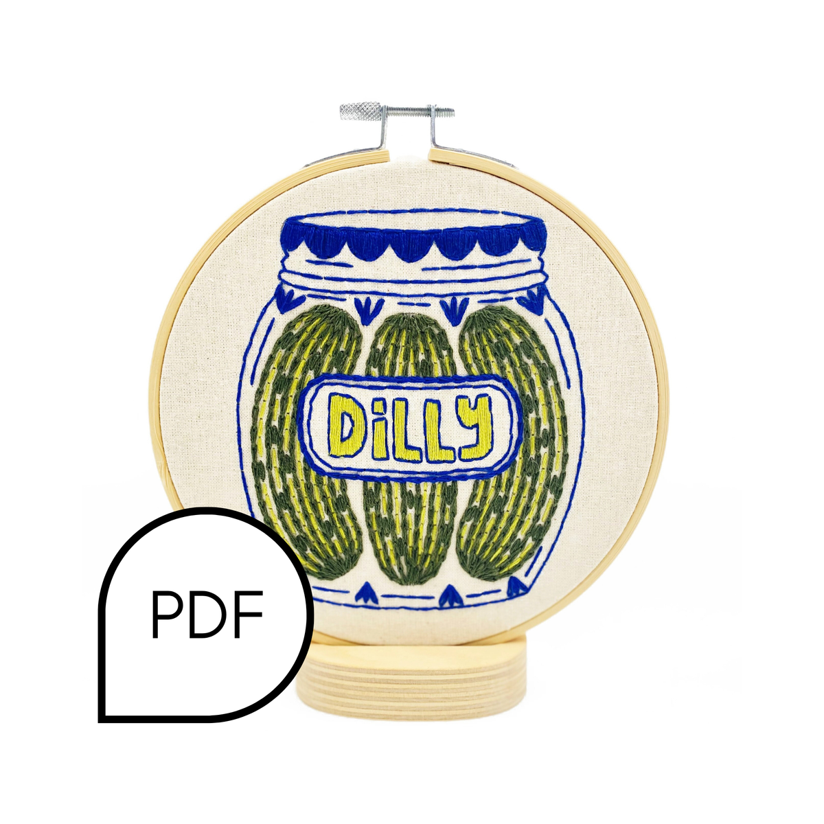 Pickles Embroidery PDF Download - English and French