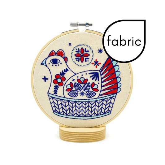 Pre-Printed Fabric: French Hen