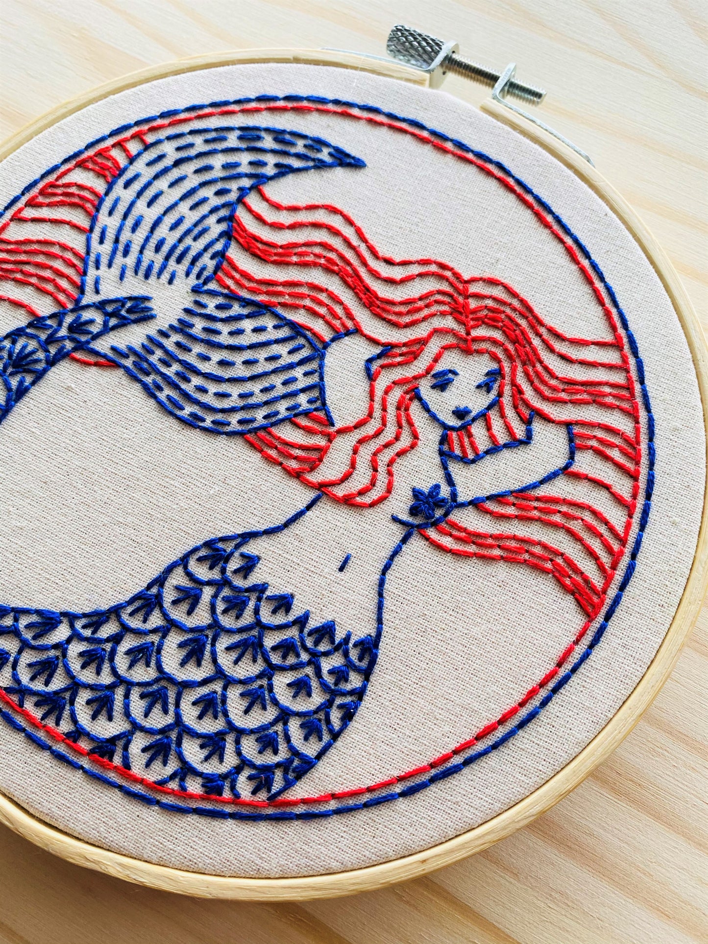 Mermaid Complete Embroidery Kit
