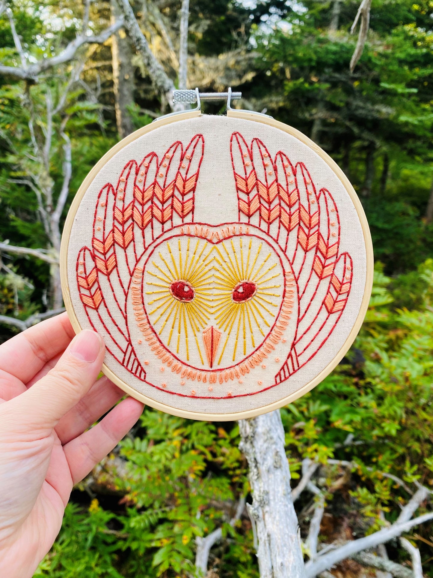 Pre-Printed Fabric: Barn Owl