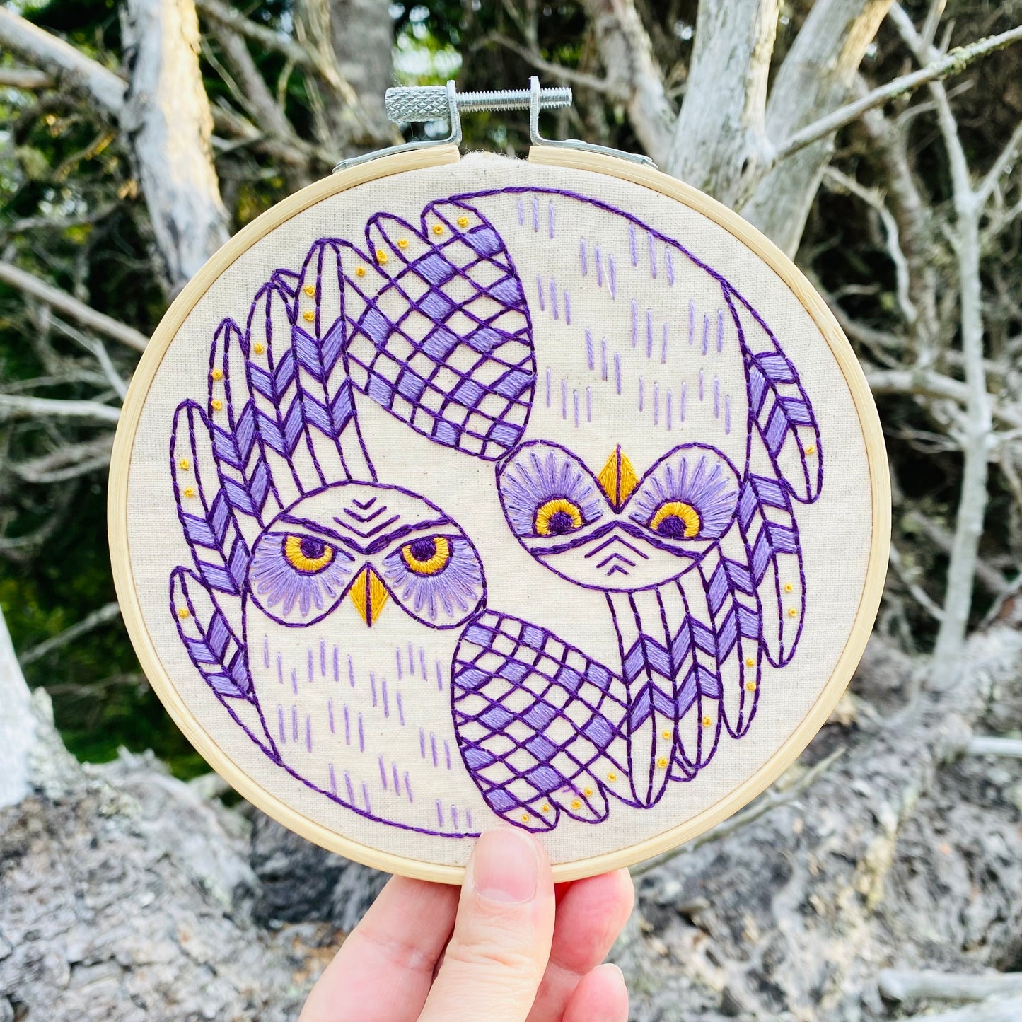 Pre-Printed Fabric: Burrowing Owls