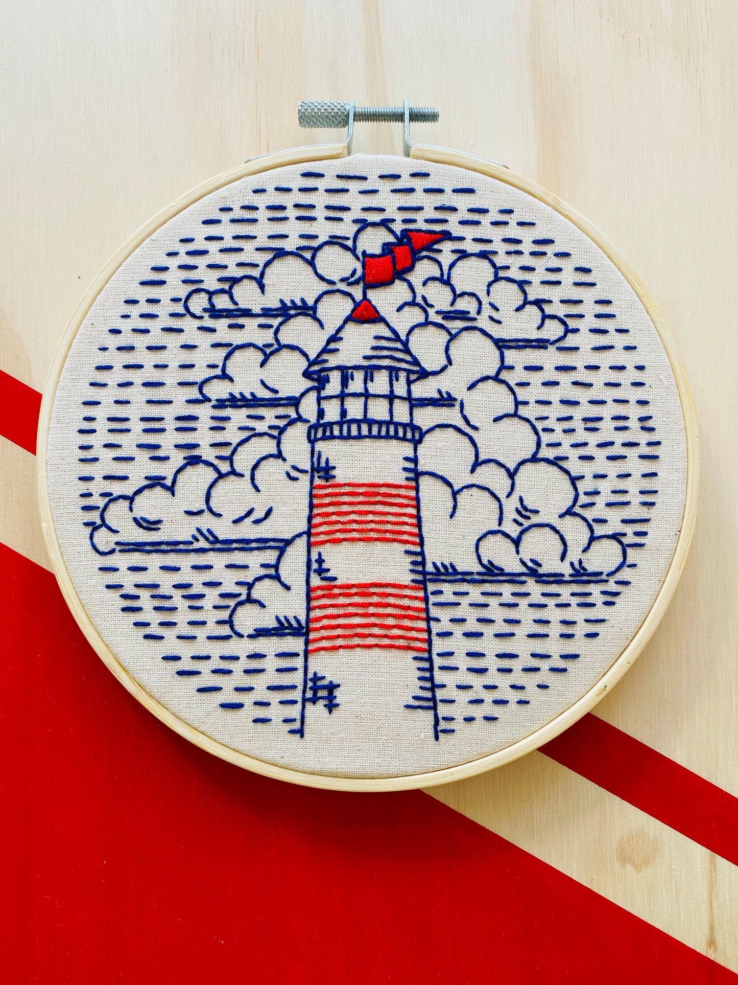 Pre-Printed Fabric: Lighthouse