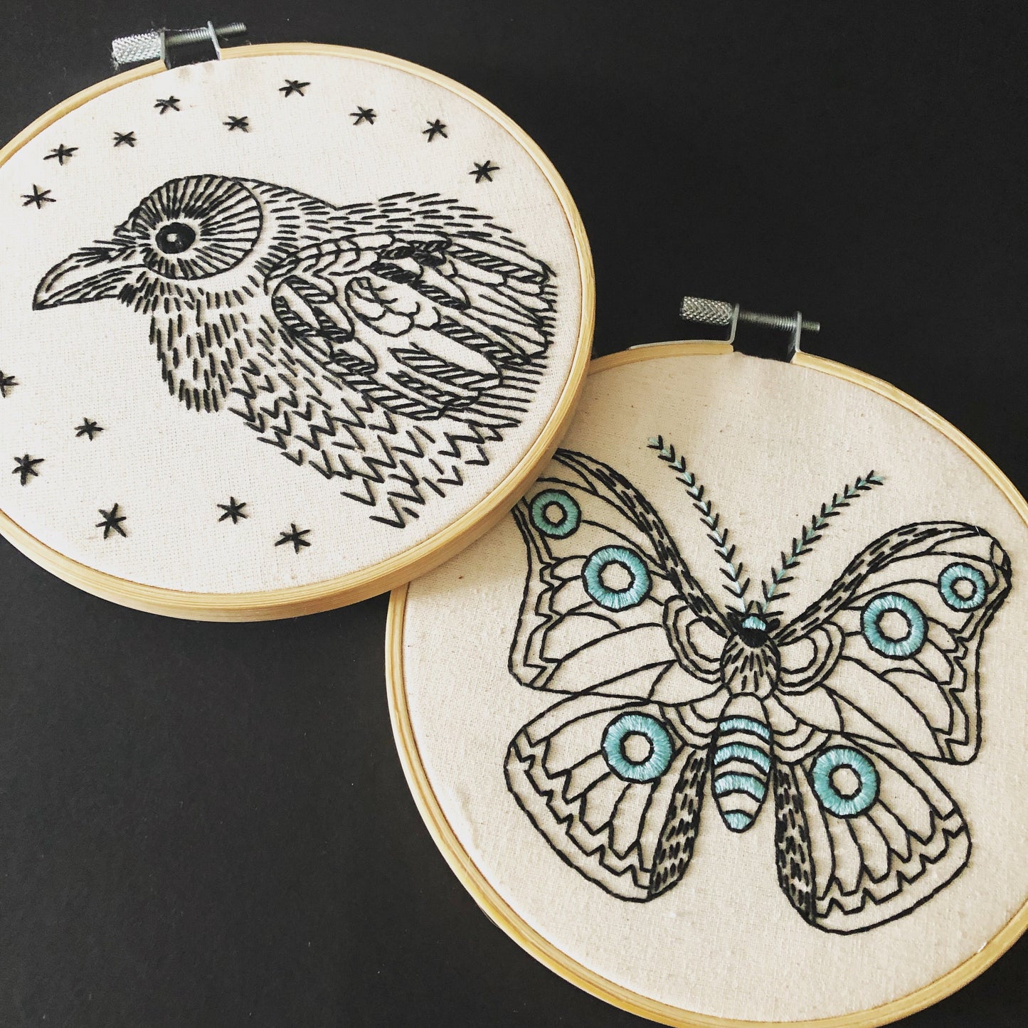 Raven Nevermore Complete Embroidery Kit