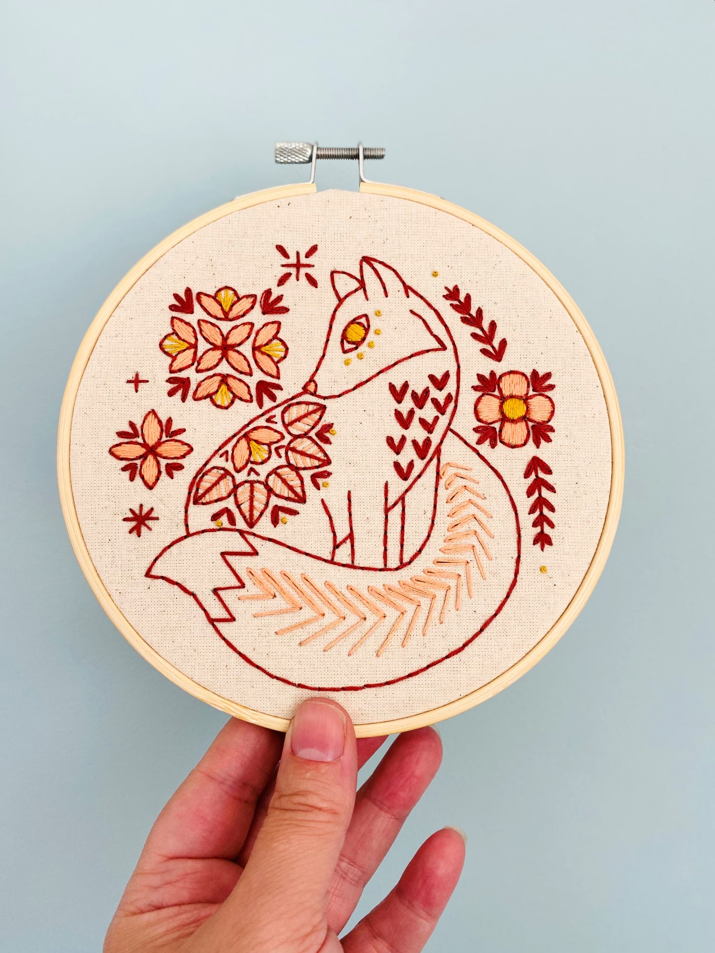 Pre-Printed Fabric: Folk Fox