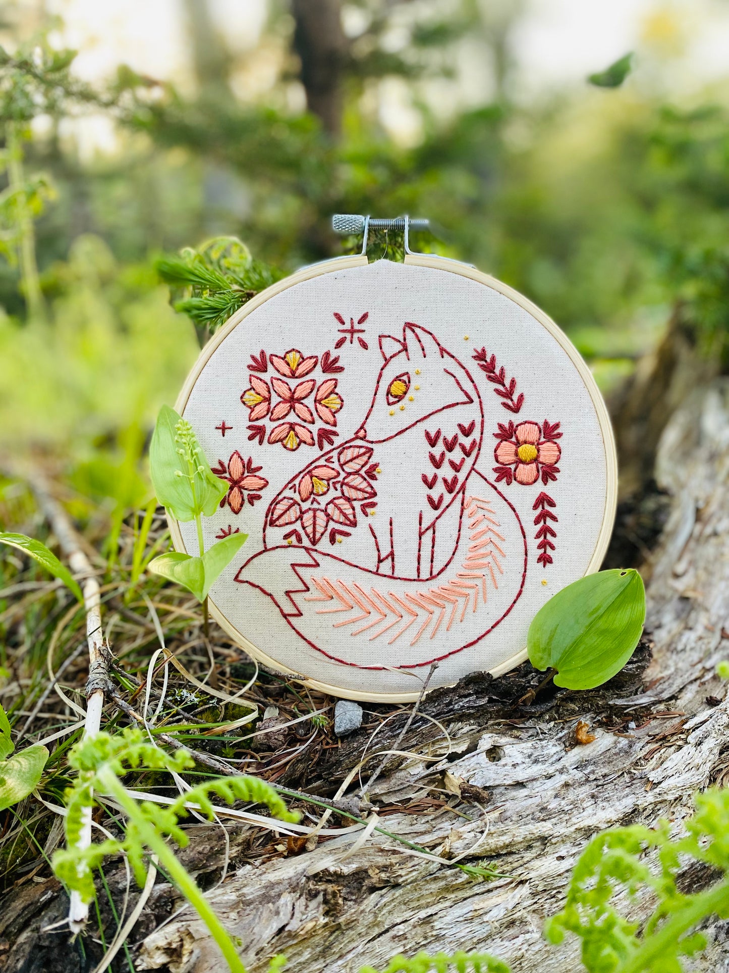 Pre-Printed Fabric: Folk Fox