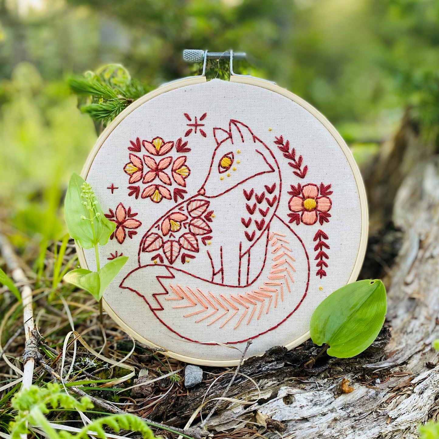 Pre-Printed Fabric: Folk Fox