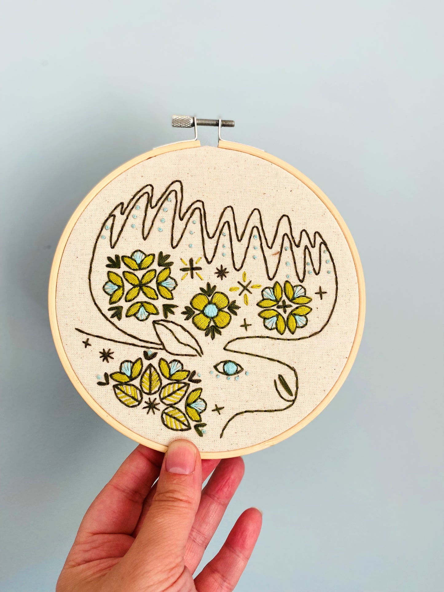 Pre-Printed Fabric: Folk Moose