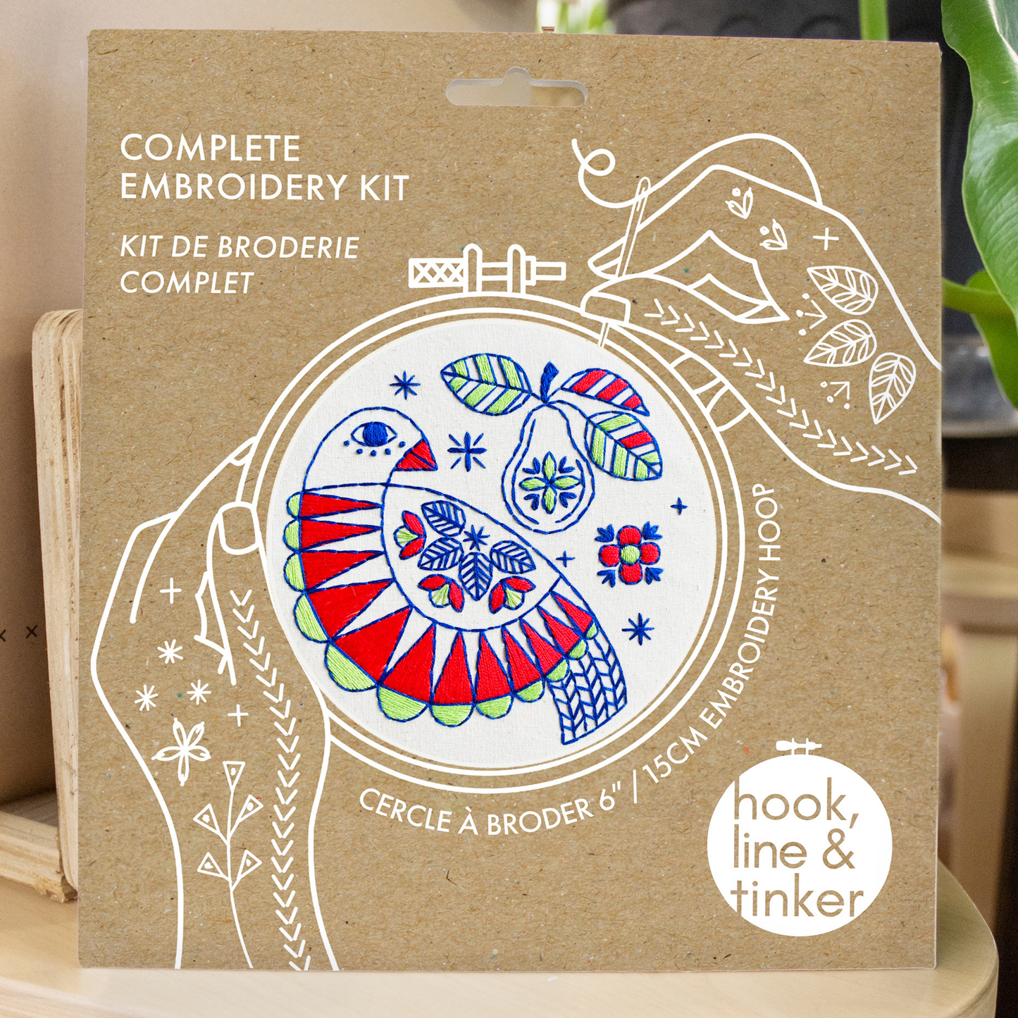 Partridge Complete Embroidery Kit