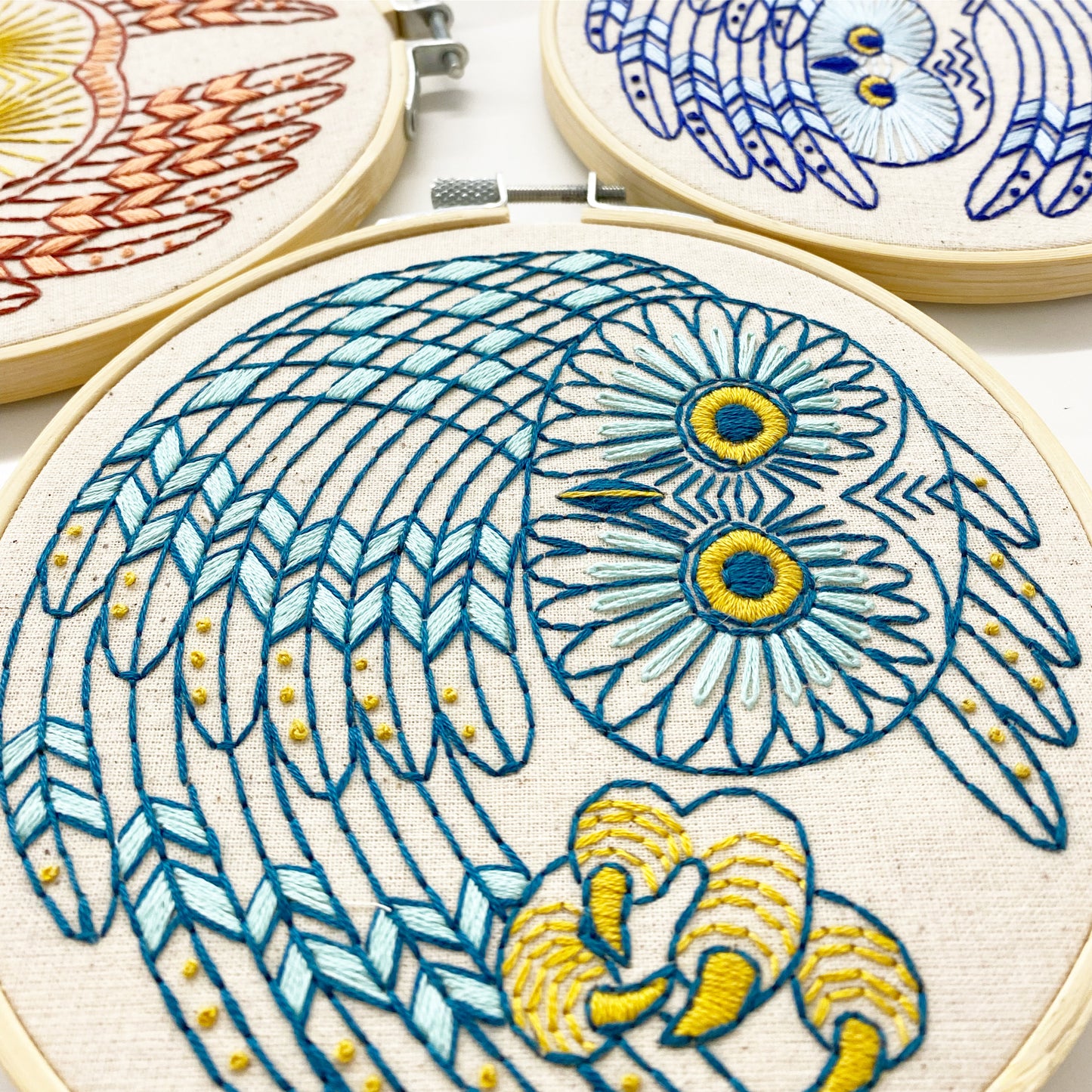 Pre-Printed Fabric: Saw Whet Owl