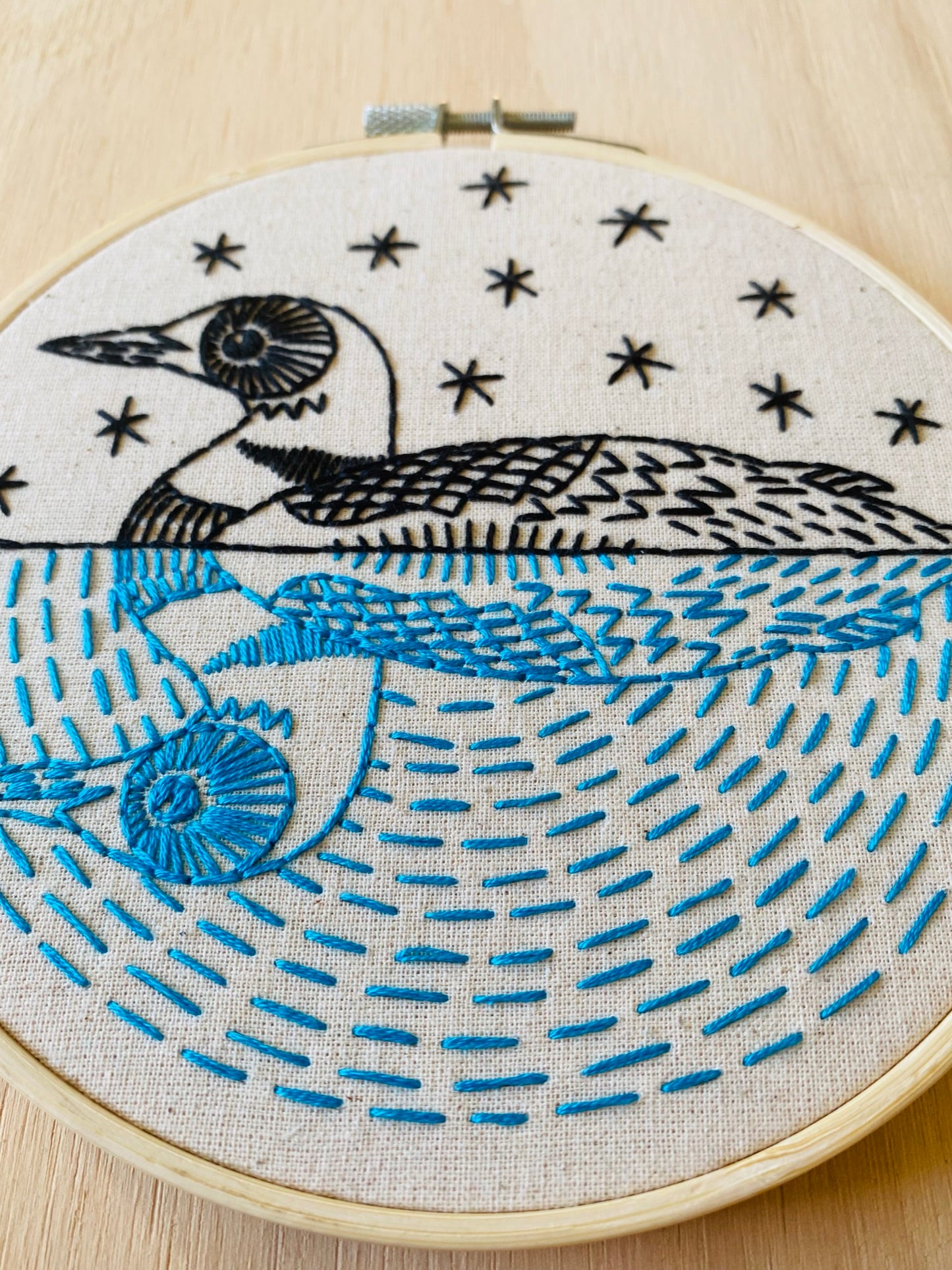 Pre-Printed Fabric: Loon