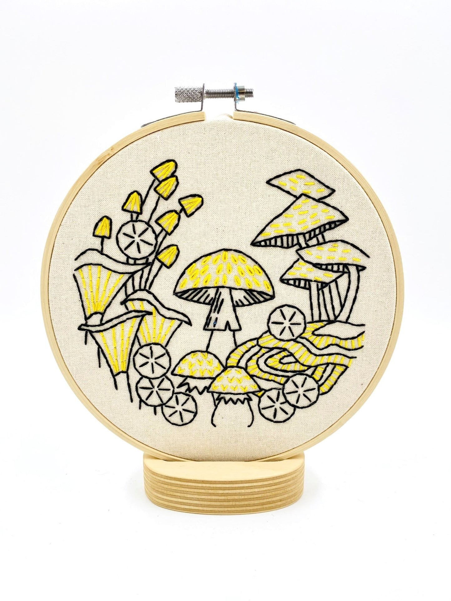 Mushrooms Complete Embroidery Kit