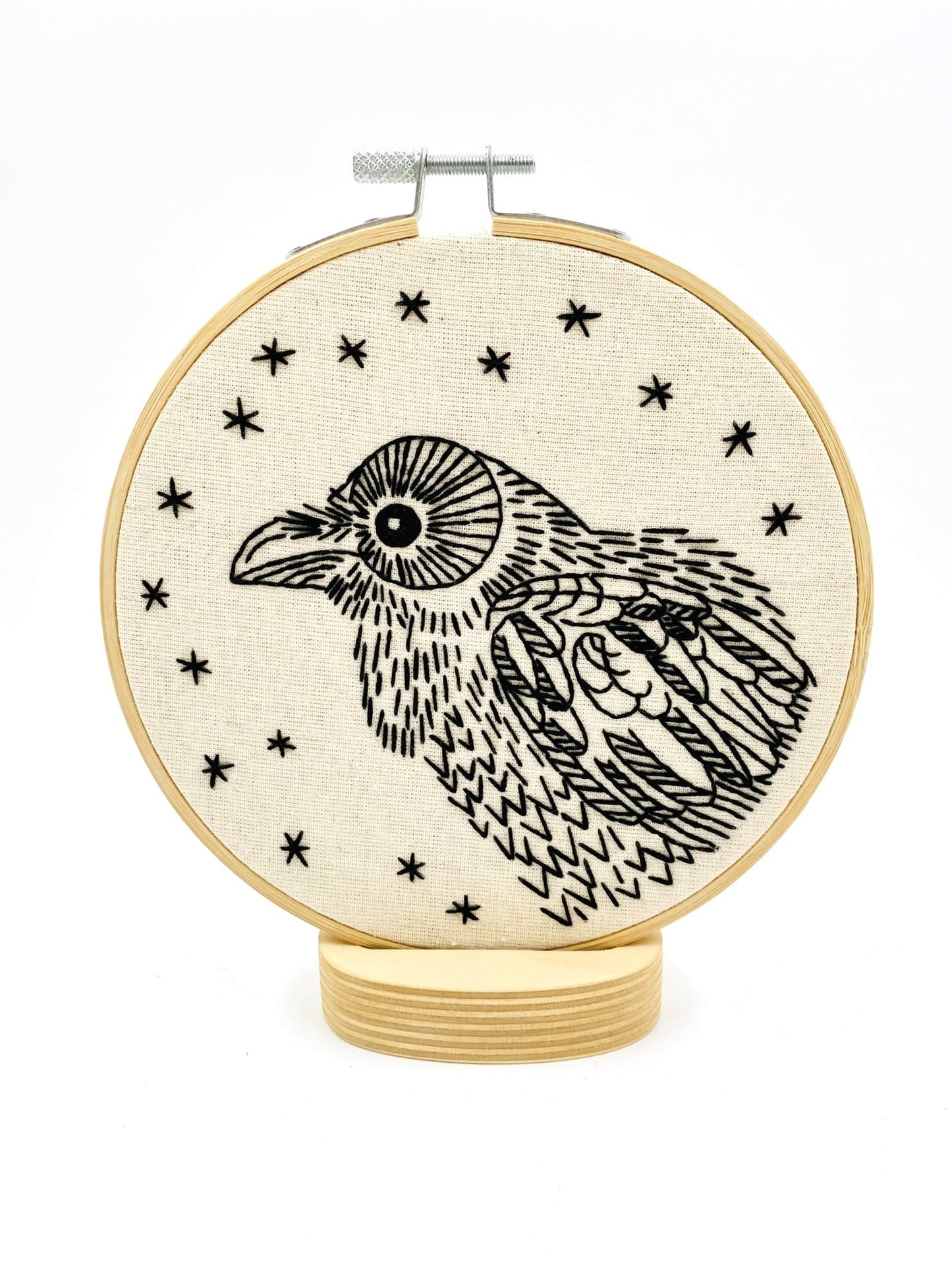 Raven Nevermore Complete Embroidery Kit