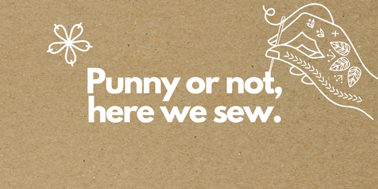 So many stitching puns, so little material.