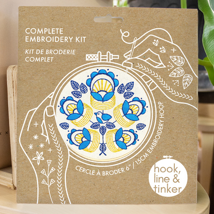 Golden Rings Complete Embroidery Kit