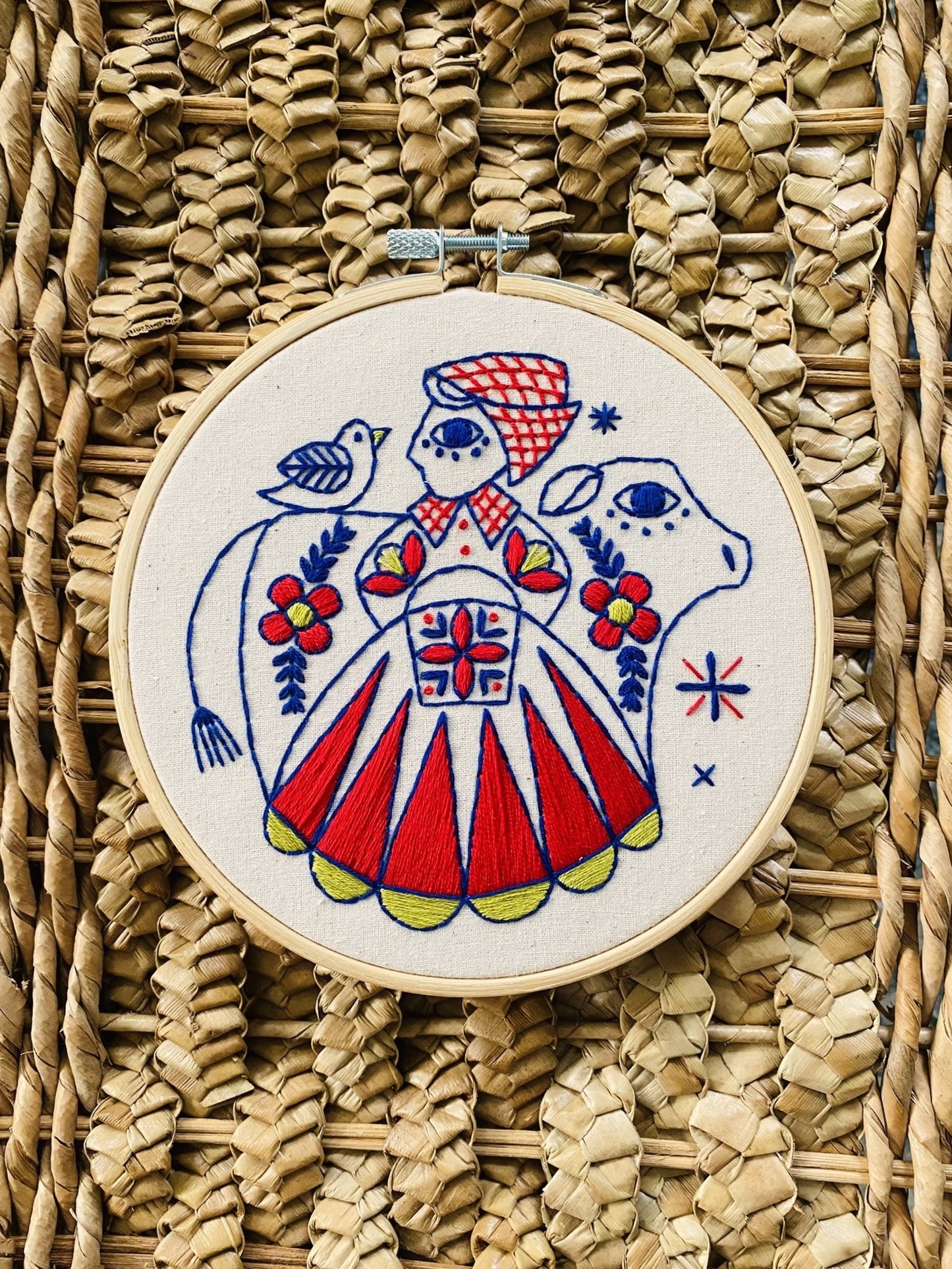 Milkmaid Complete Embroidery Kit