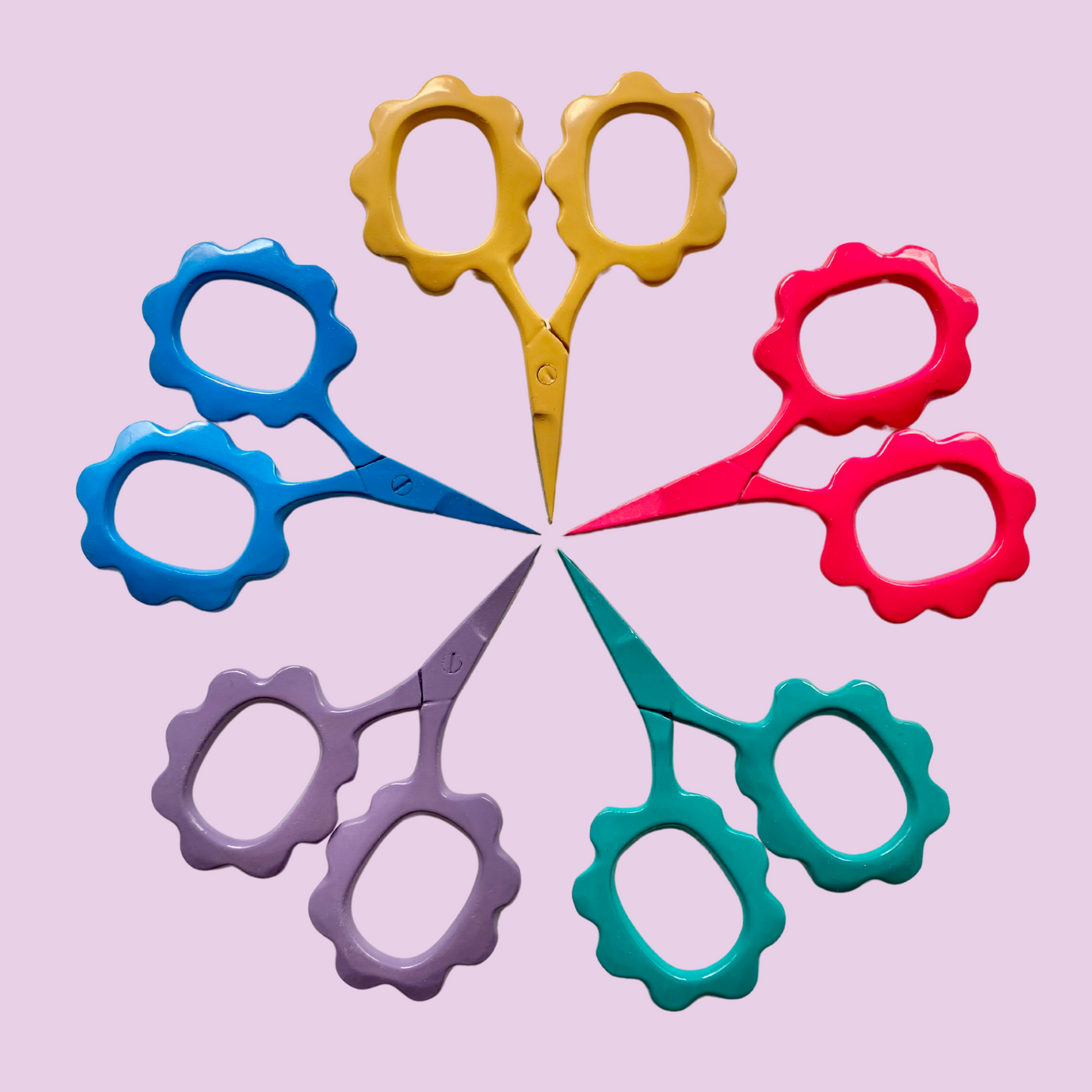 Flower Power Embroidery Scissors