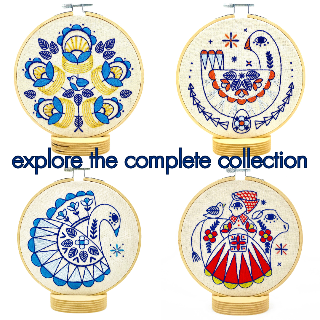NEW! Drum Complete Embroidery Kit