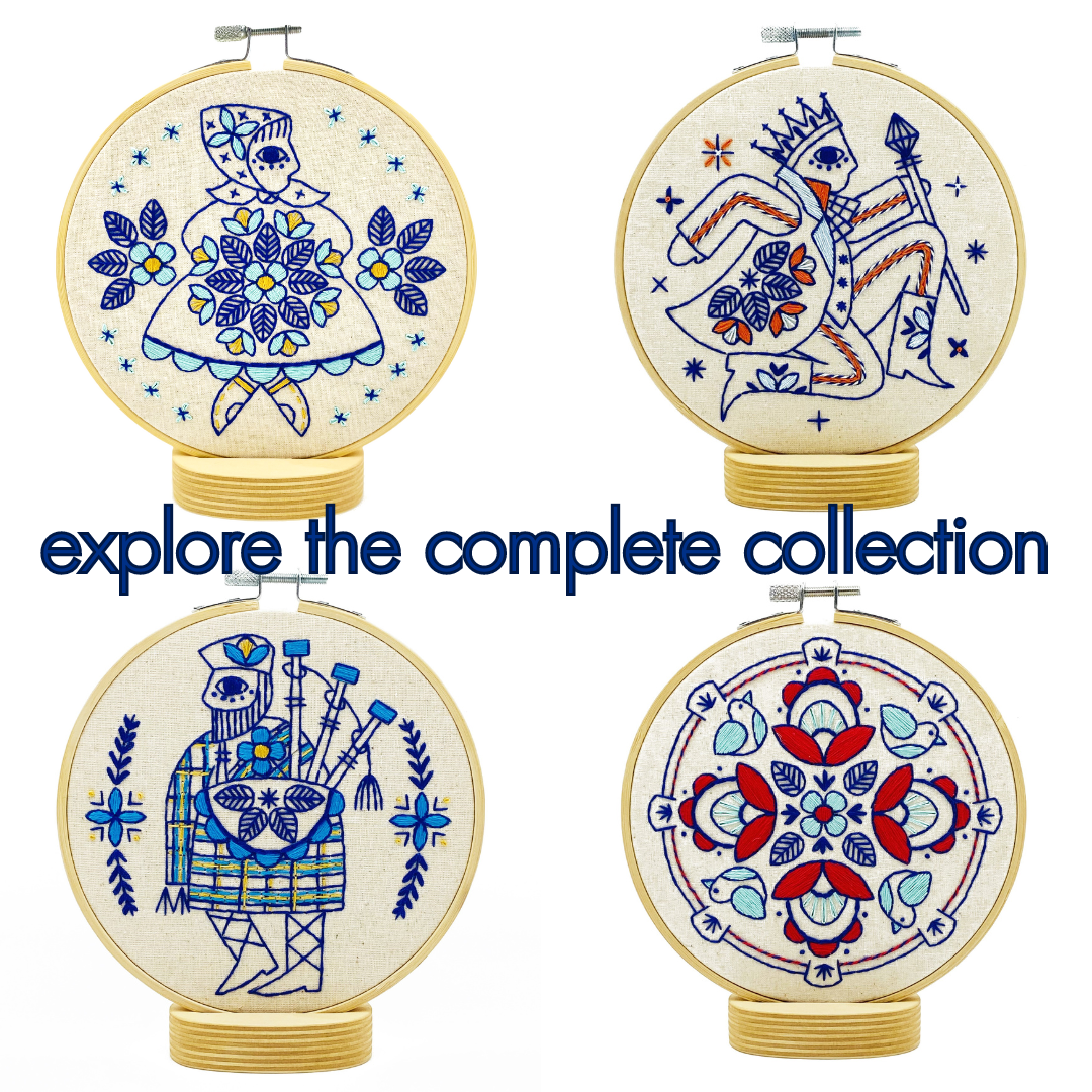 NEW! Drum Complete Embroidery Kit