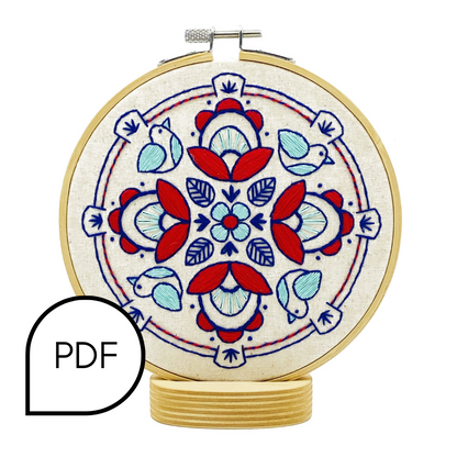 Drum Embroidery PDF Download - English and French