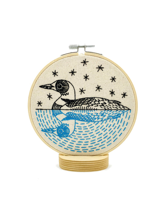 Loon Complete Embroidery Kit