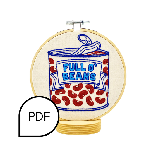 Beans Embroidery PDF Download - English and French