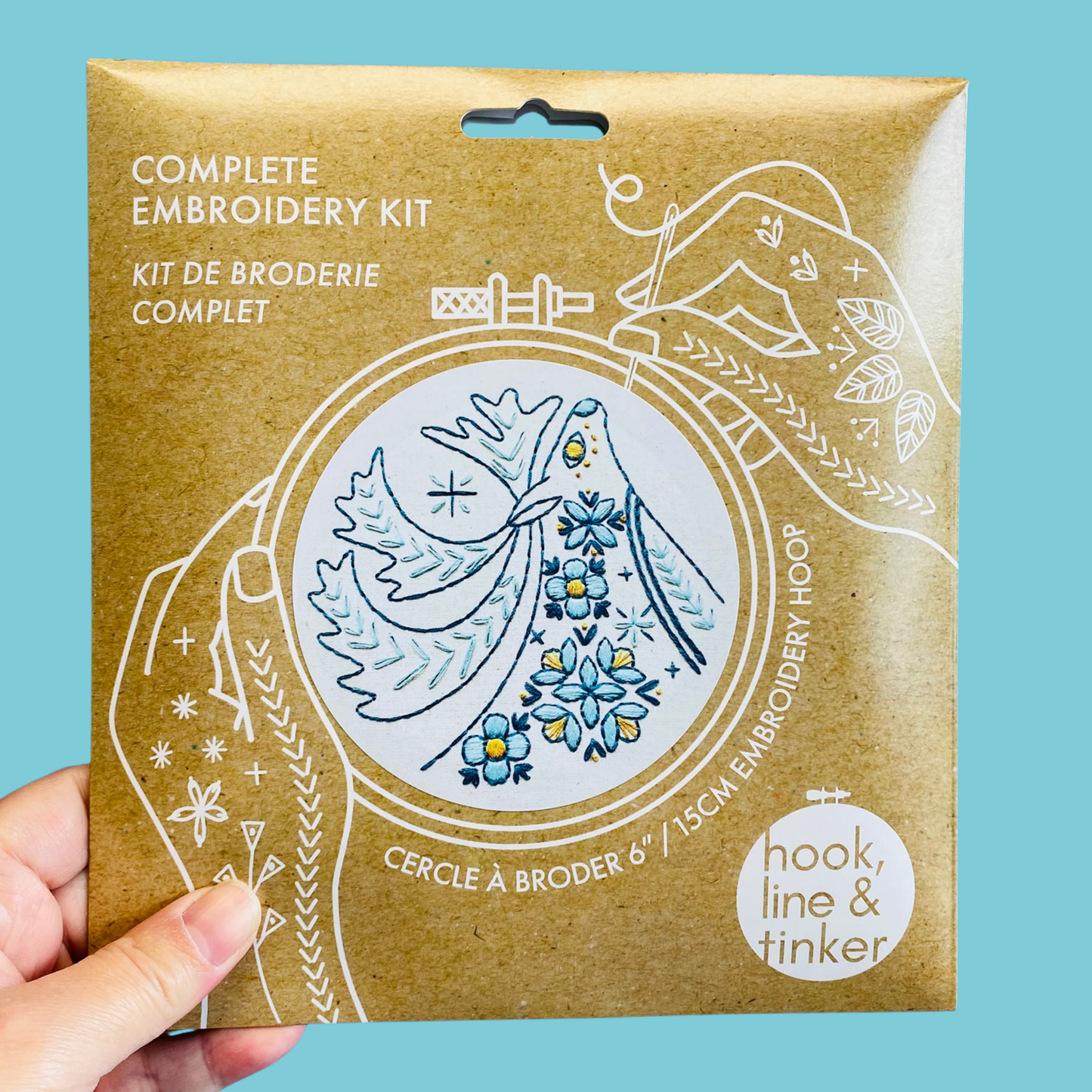 Caribou Complete Embroidery Kit