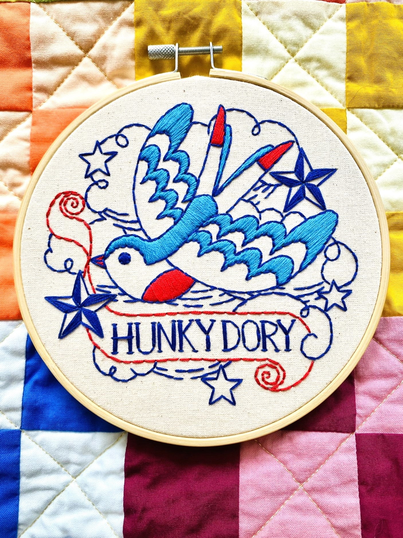 Hunky Dory Complete Embroidery Kit