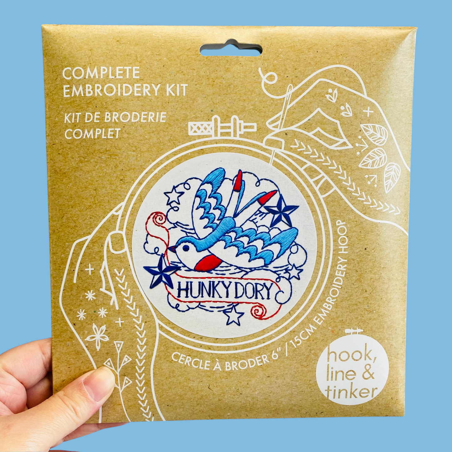 Hunky Dory Complete Embroidery Kit