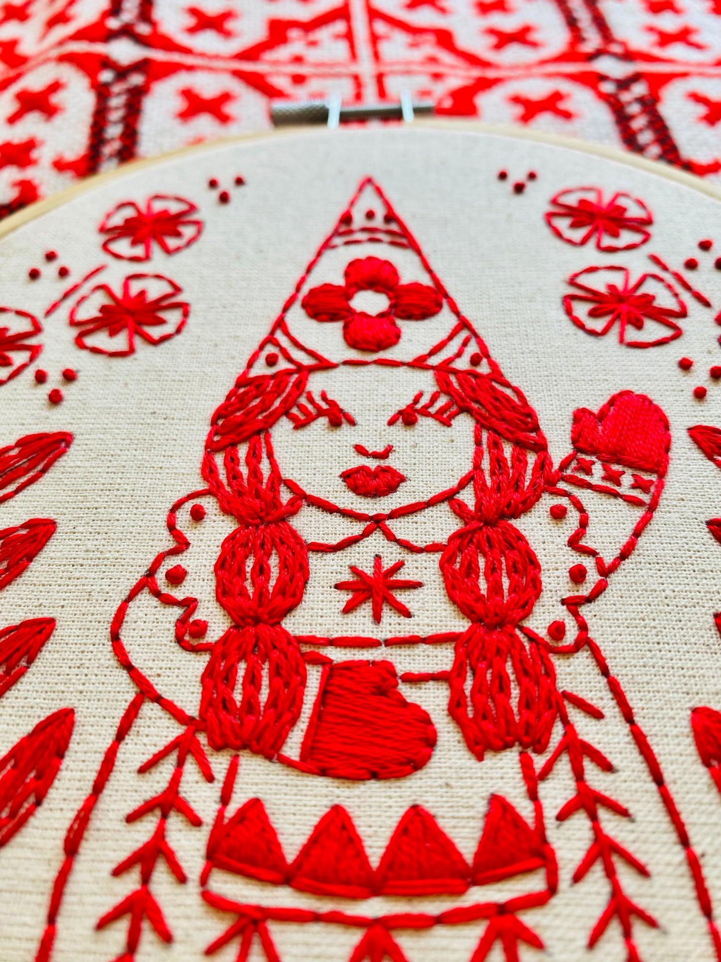 Nordic Gnome "Julia" Complete Embroidery Kit