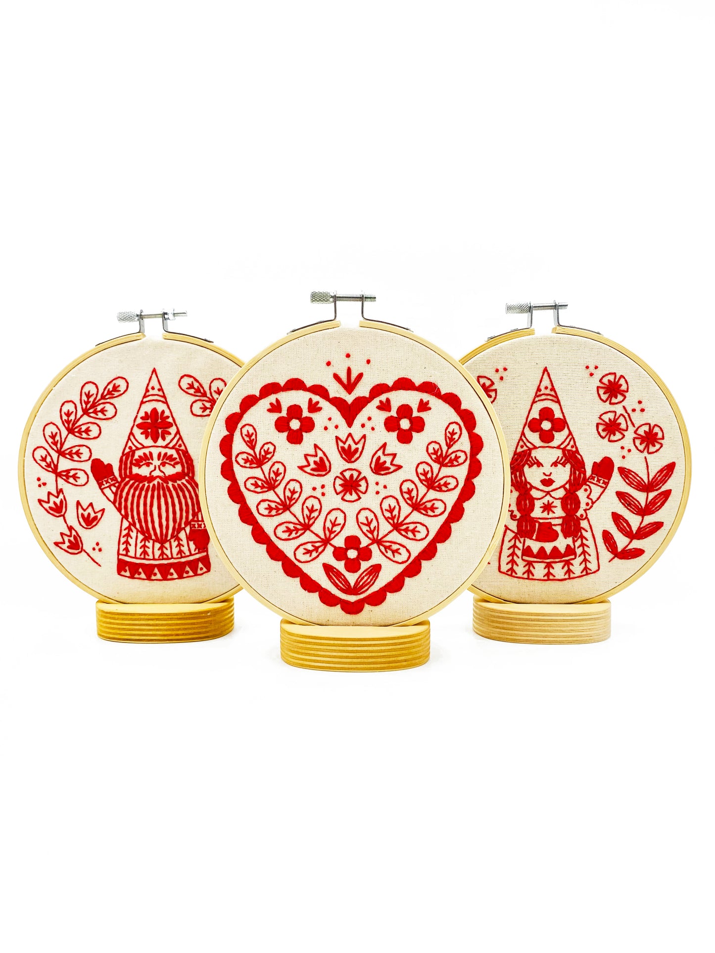 Nordic Heart Complete Embroidery Kit