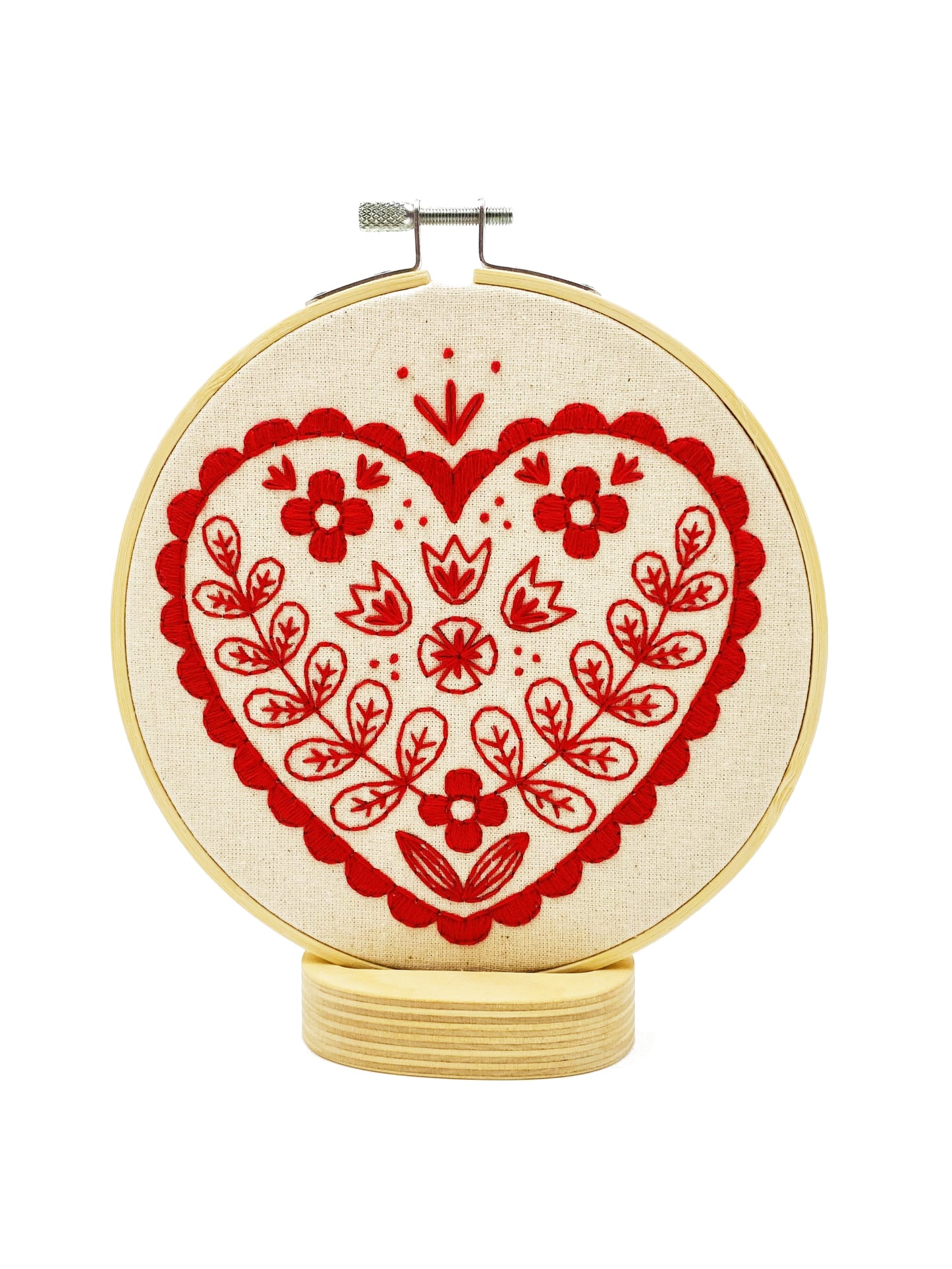 Nordic Heart Complete Embroidery Kit