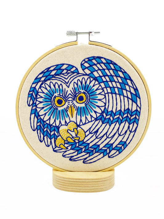Boreal Owl Complete Embroidery Kit