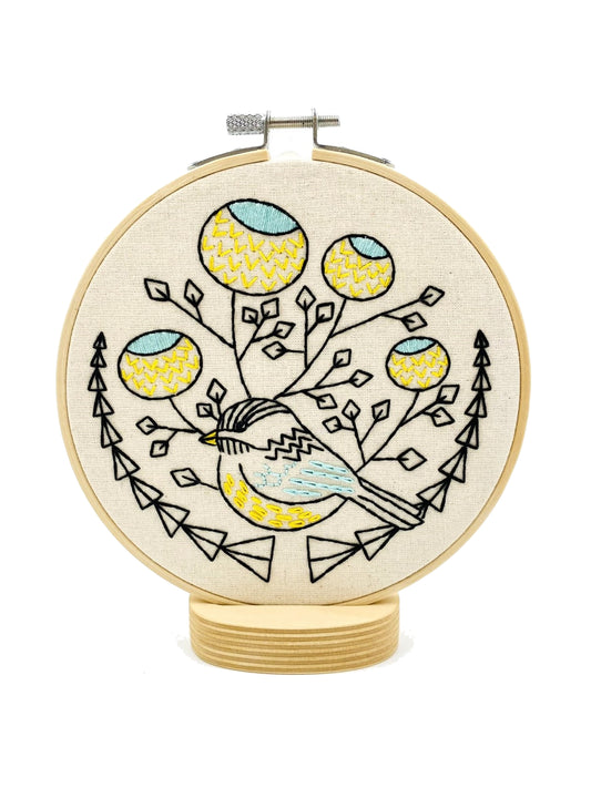 Chickadee Complete Embroidery Kit
