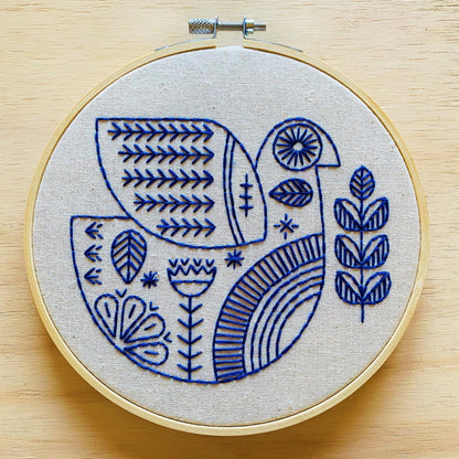 Hygge Dove Complete Embroidery Kit