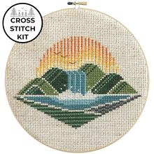 Waterfall Vista Cross Stitch - Pigeon Coop