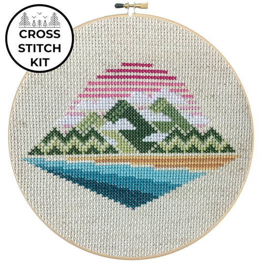 Misty Mountains Cross Stitch - Pigeon Coop