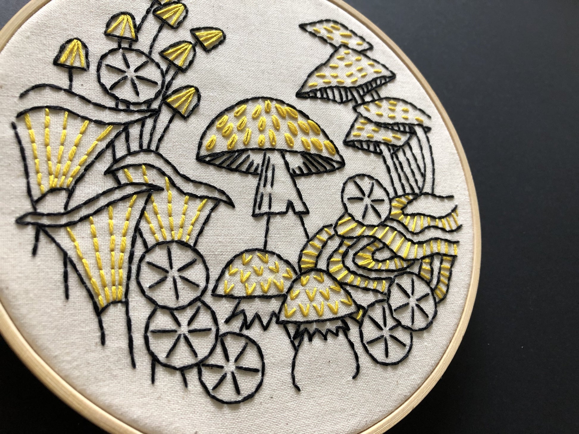Mushroom Embroidery Kit - 612615106727