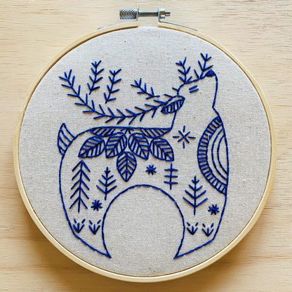 Pre-Printed Fabric: Hygge Reindeer