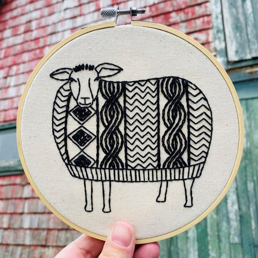 Pre-Printed Fabric: Sweater Weather Sheep