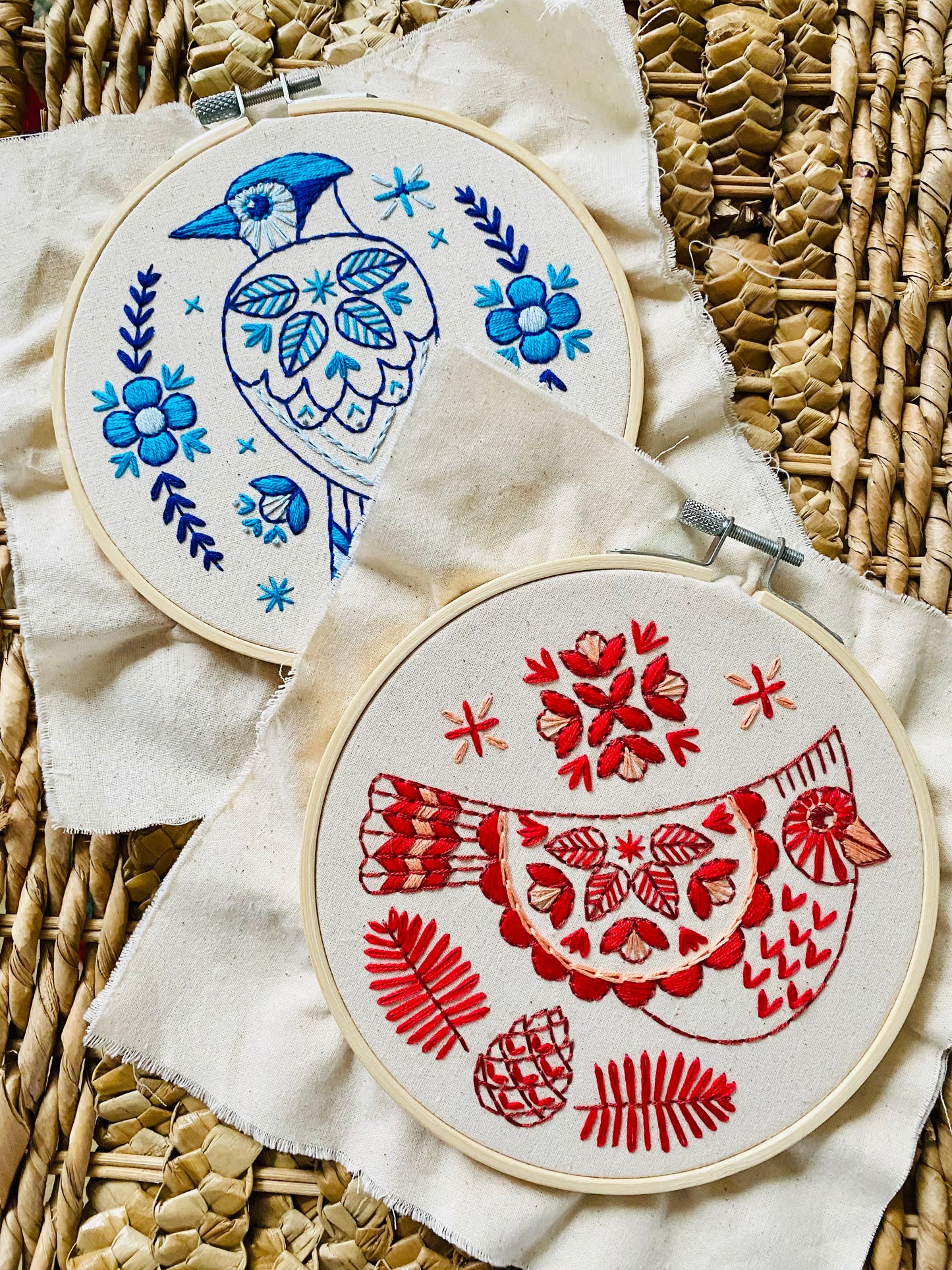 NEW! Cardinal Complete Embroidery Kit