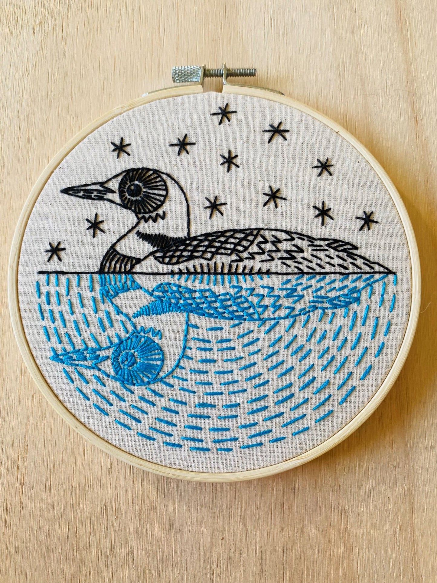 Loon Complete Embroidery Kit