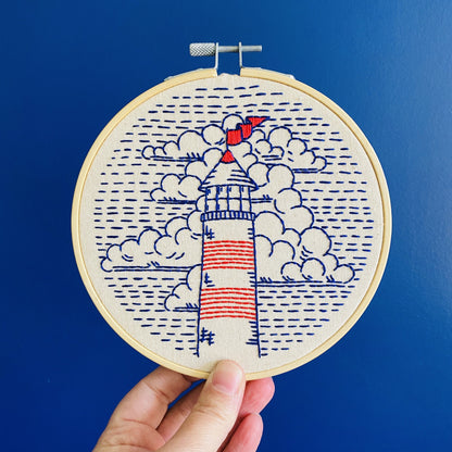 Pre-Printed Fabric: Lighthouse