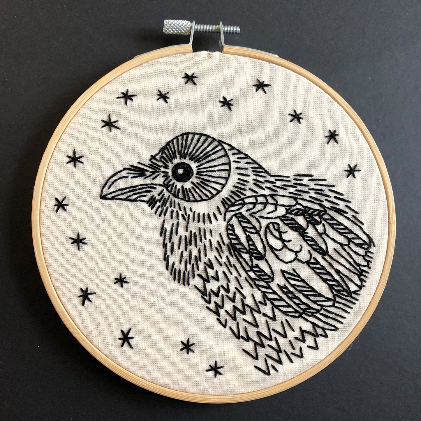 Pre-Printed Fabric Raven - Nevermore