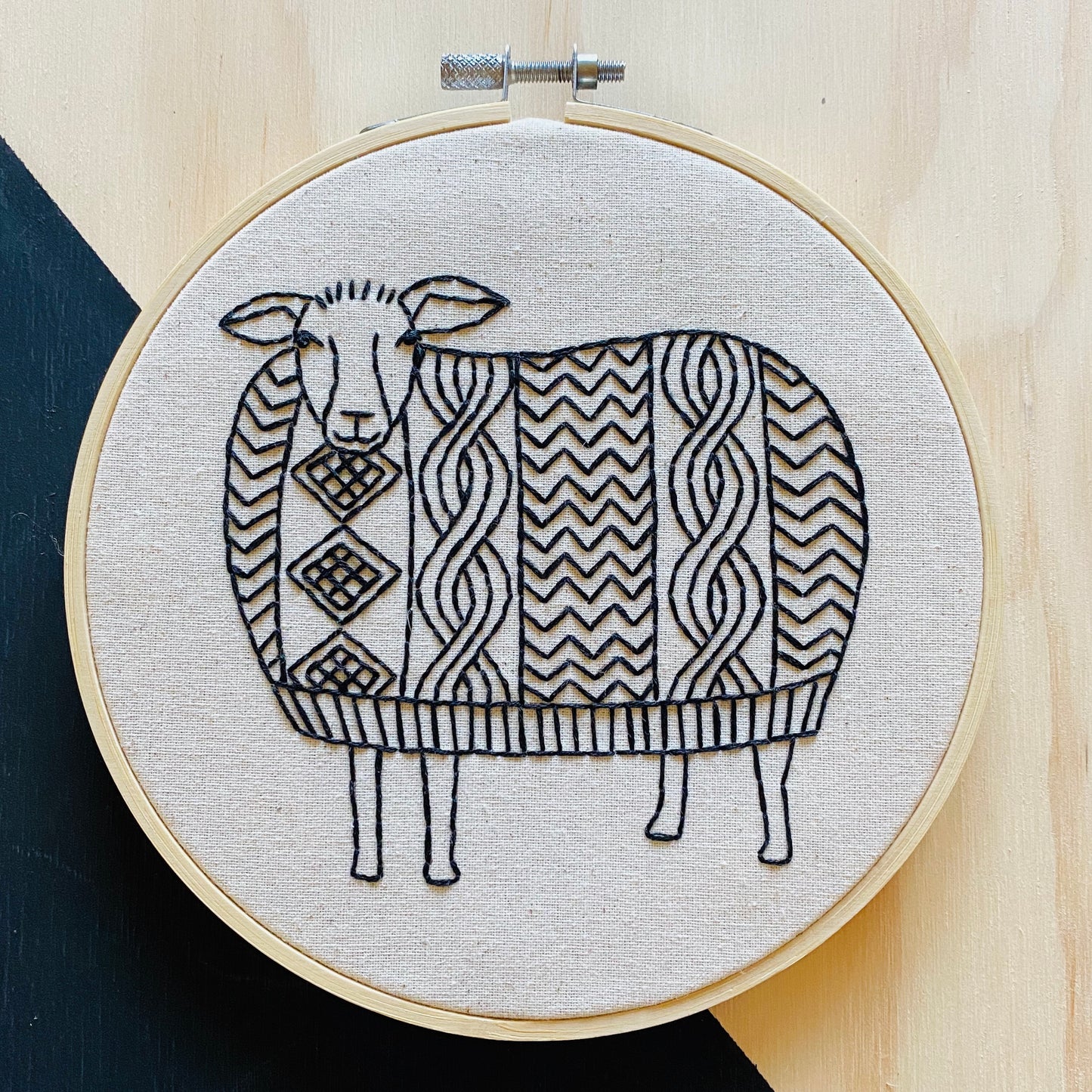 Pre-Printed Fabric: Sweater Weather Sheep