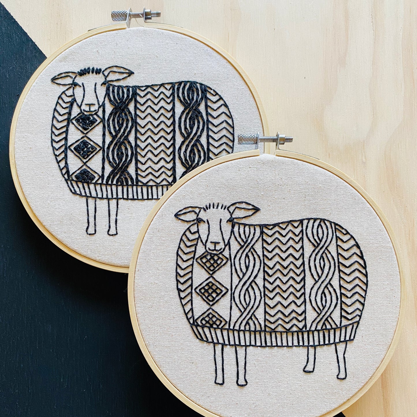 Pre-Printed Fabric: Sweater Weather Sheep