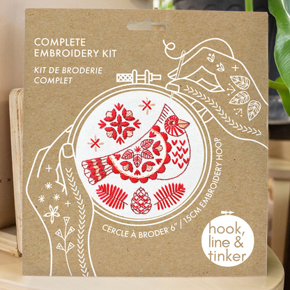 NEW! Cardinal Complete Embroidery Kit