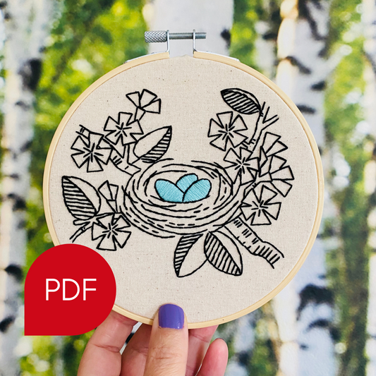 Nest Embroidery PDF Download